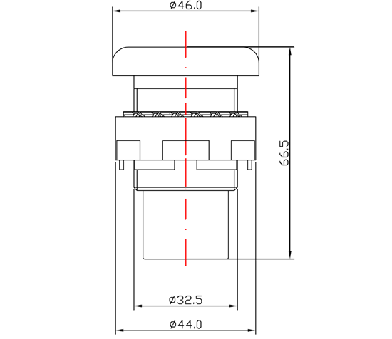 bathtub-air-pump-control-button-ack001-drawing