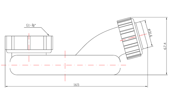 bathtub-drainer-nib100-drawing