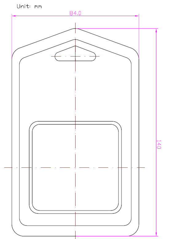 blister packing drawing for water saver