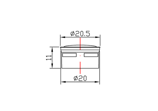 Stainless steel faucet aerator drawing